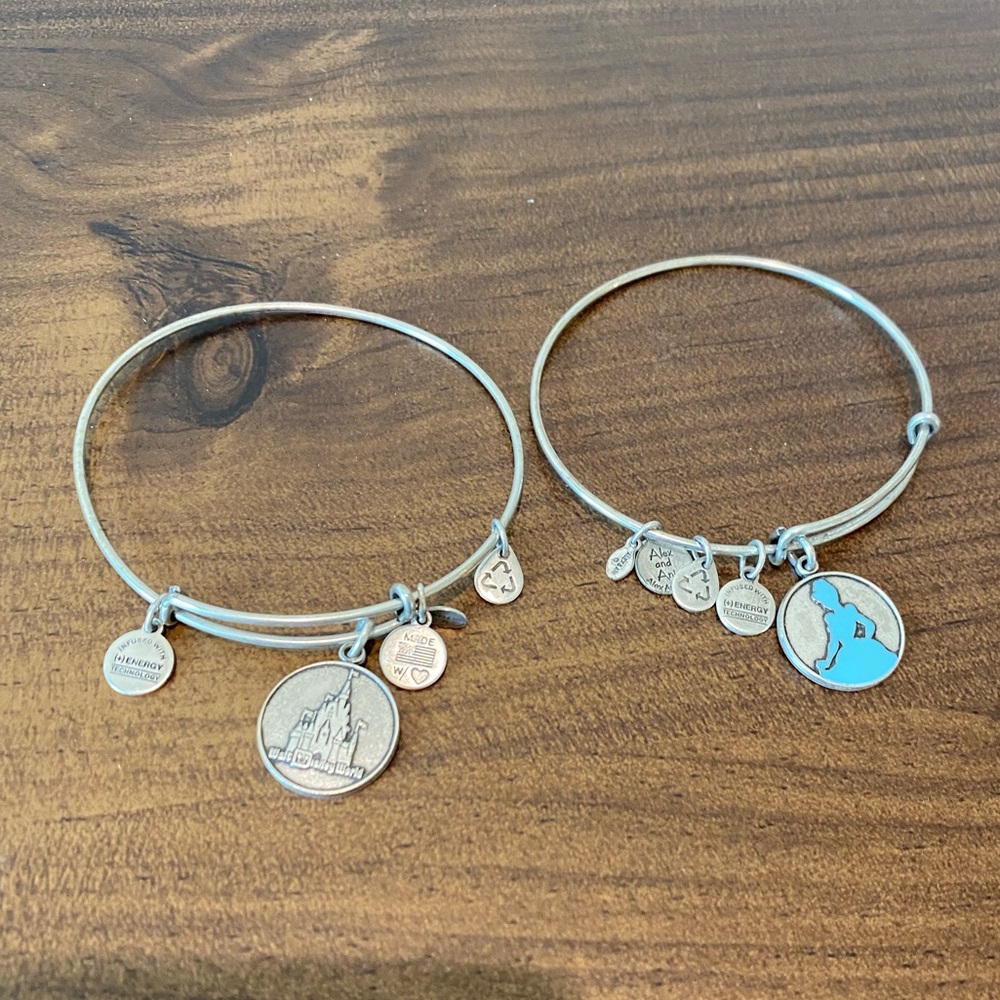 Disney World Exclusive Alex and Ani Bracelets. Set of 2.